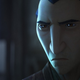 dooku holding a blue saber